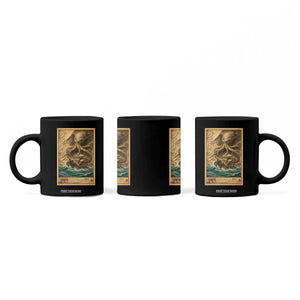 Vintage Japanese Sea Monster Coffee Mug Retro Mythology Newspaper Ukiyo-e Art TS10 Print Your Wear