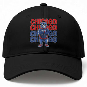 Vintage Chicago Pride Graphic Baseball Cap US State Sports Fan Baseball Lover TS10 Print Your Wear