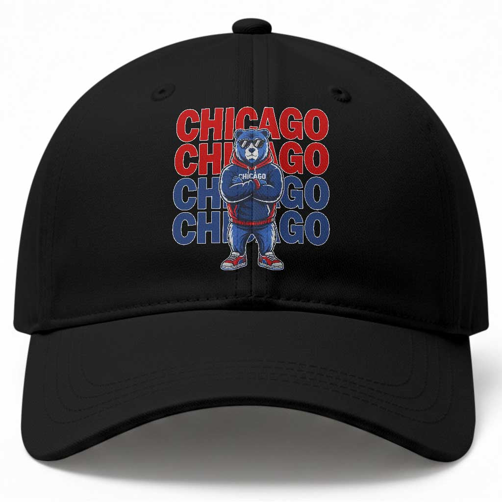 Vintage Chicago Pride Graphic Baseball Cap US State Sports Fan Baseball Lover TS10 Print Your Wear