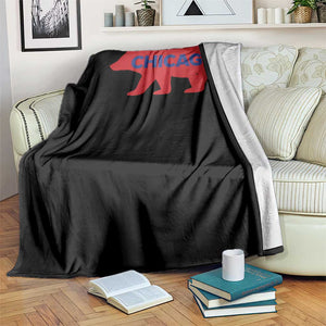 Chicago Baseball Throw Blanket Vintage Distressed Illinois City Pride Baseball Lover TS10 Print Your Wear