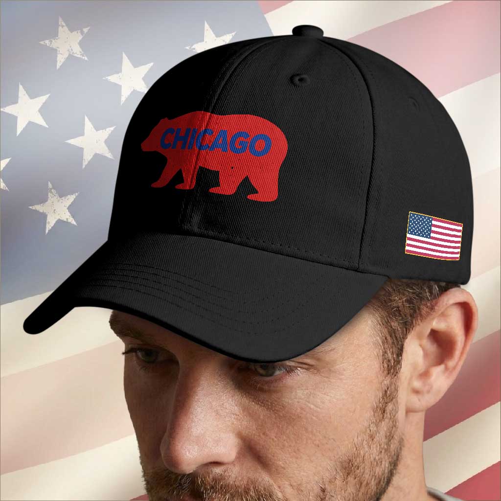 Chicago Baseball Baseball Cap Vintage Distressed Illinois City Pride Baseball Lover TS10 Print Your Wear