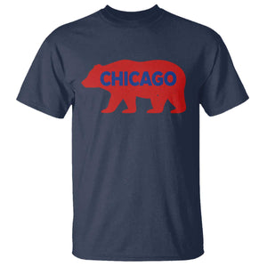 Chicago Baseball T Shirt Vintage Distressed Illinois City Pride Baseball Lover TS10 Navy Print Your Wear