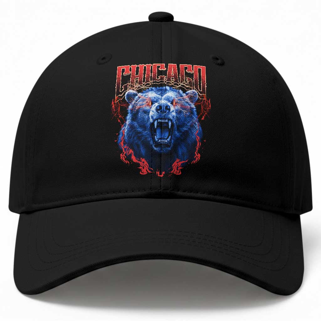 Retro Chicago Baseball Cap Vintage Cub Bootleg Graphic Baseball Fans TS10 Print Your Wear