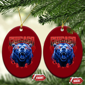Retro Chicago Ceramic Ornament Vintage Cub Bootleg Graphic Baseball Fans TS10 Print Your Wear