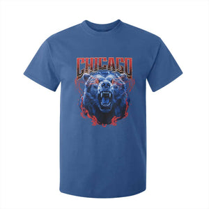 Retro Chicago T Shirt For Kid Vintage Cub Bootleg Graphic Baseball Fans TS10 Royal Blue Print Your Wear