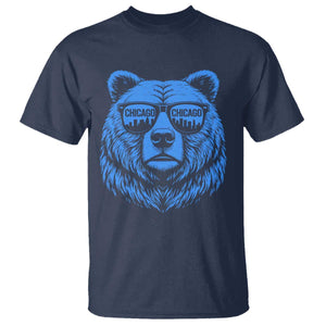 Vintage Chicago T Shirt Cub With Sunglasses Baseball Fans TS10 Navy Print Your Wear