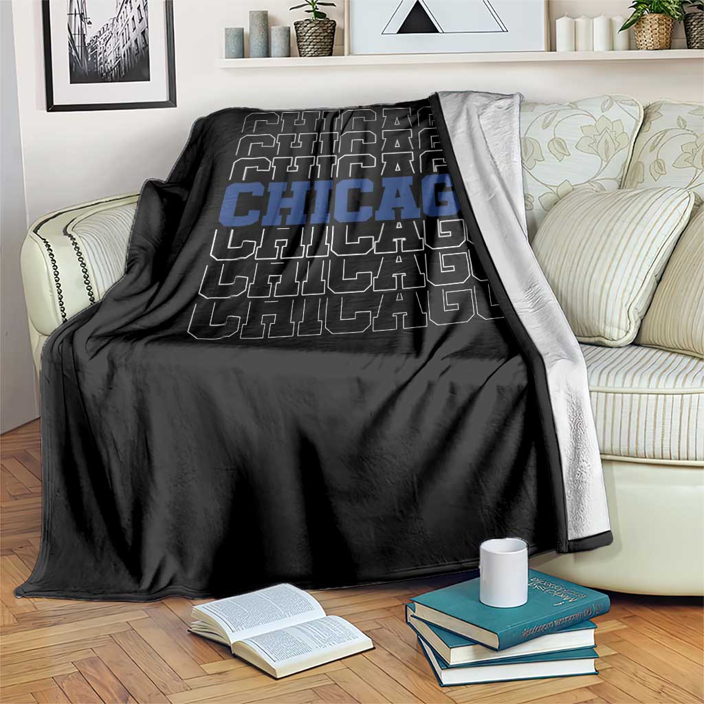 Vintage Chicago Graphic Throw Blanket State Pride Baseball Lover TS10 Print Your Wear