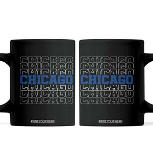 Vintage Chicago Graphic Coffee Mug State Pride Baseball Lover TS10 Black Print Your Wear