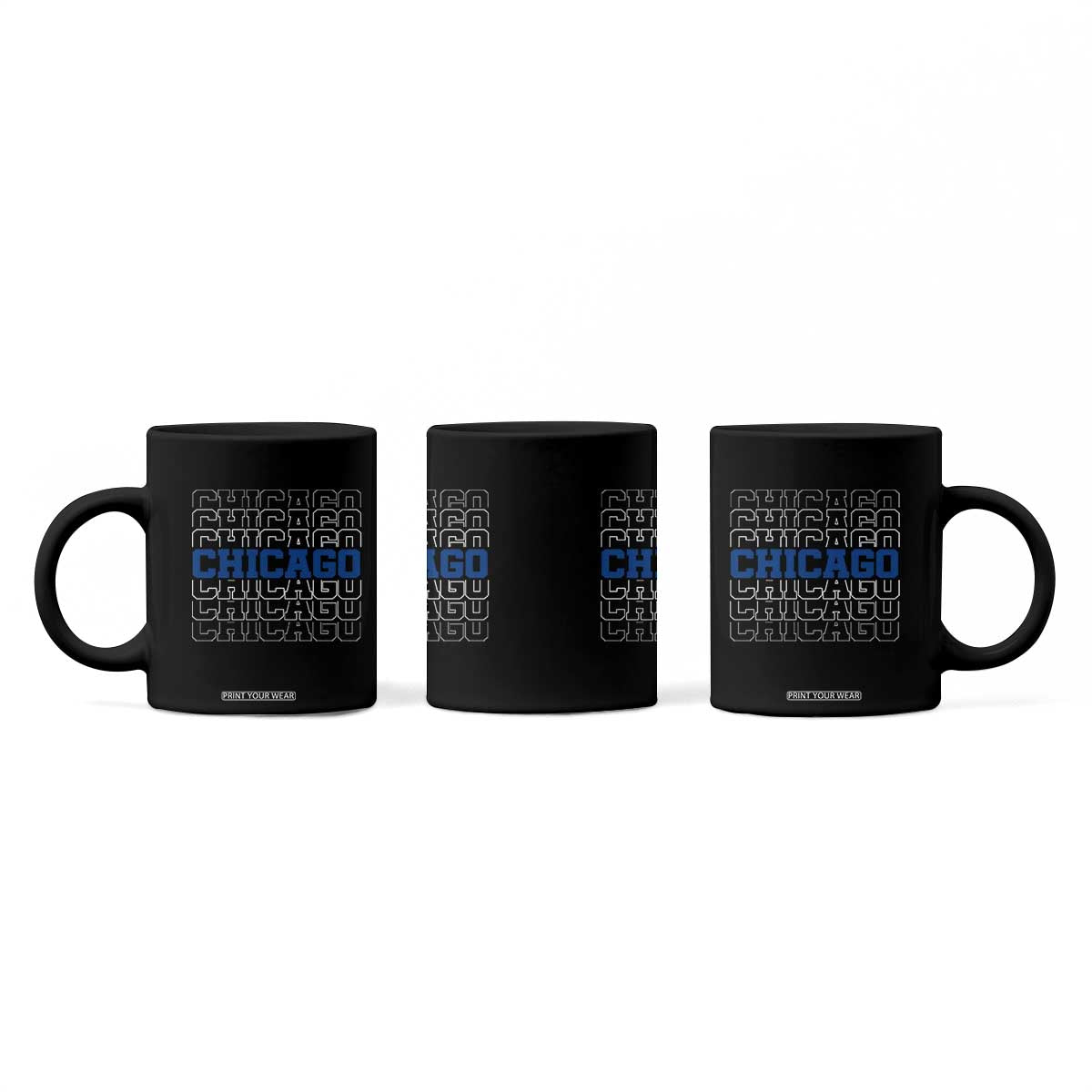 Vintage Chicago Graphic Coffee Mug State Pride Baseball Lover TS10 Print Your Wear