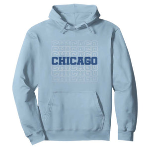Vintage Chicago Graphic Hoodie State Pride Baseball Lover TS10 Light Blue Print Your Wear
