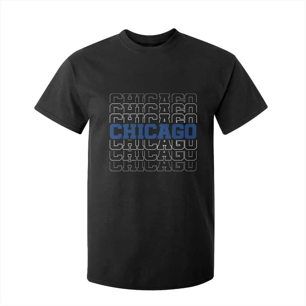 Vintage Chicago Graphic T Shirt For Kid State Pride Baseball Lover TS10 Black Print Your Wear