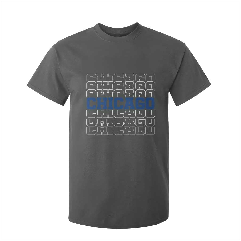 Vintage Chicago Graphic T Shirt For Kid State Pride Baseball Lover TS10 Dark Heather Print Your Wear