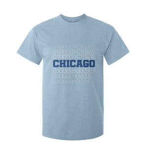 Vintage Chicago Graphic T Shirt For Kid State Pride Baseball Lover TS10 Light Blue Print Your Wear