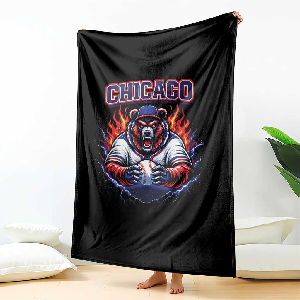 Vintage Chicago Throw Blanket Retro Baseball Fans TS10 Print Your Wear