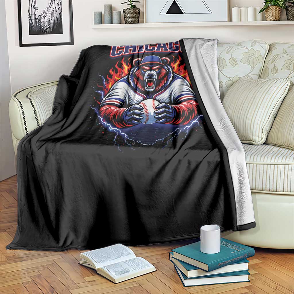 Vintage Chicago Throw Blanket Retro Baseball Fans TS10 Print Your Wear