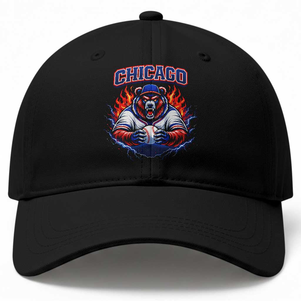 Vintage Chicago Baseball Cap Retro Baseball Fans TS10 Print Your Wear