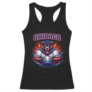 Vintage Chicago Racerback Tank Top Retro Baseball Fans TS10 Black Print Your Wear