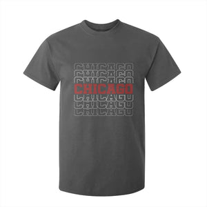 Vintage Chicago Graphic T Shirt For Kid US State Pride Baseball Lover TS10 Dark Heather Print Your Wear