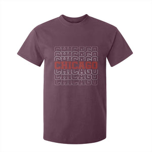Vintage Chicago Graphic T Shirt For Kid US State Pride Baseball Lover TS10 Maroon Print Your Wear