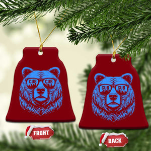 Vintage Cub Ceramic Ornament With Sunglasses Retro Baseball Fans TS10 Print Your Wear