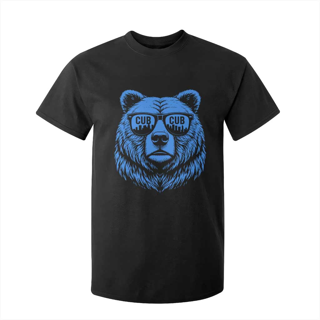 Vintage Cub T Shirt For Kid With Sunglasses Retro Baseball Fans TS10 Black Print Your Wear