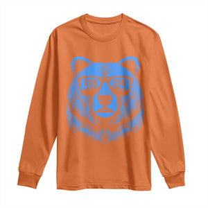 Vintage Cub Long Sleeve Shirt With Sunglasses Retro Baseball Fans TS10 Orange Print Your Wear