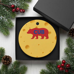 Vintage Cub Ceramic Ornament Retro Sports Bear Baseball Fans TS10 1pc Yellow Cheese Print Your Wear