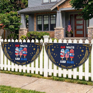 Red White Blue Popsicle 4th of July Patriotic Fan Flag USA Flag TS10 2pcs pack Vintage Navy Print Your Wear