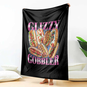 Glizzy Gobbler Hot Dog Meme Throw Blanket Meme Hilarious Hotdog Glizzy Lovers TS10 Print Your Wear