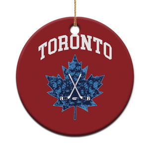 Vintage Canada Hockey Christmas Ornament Maple Leafs TS10 Print Your Wear