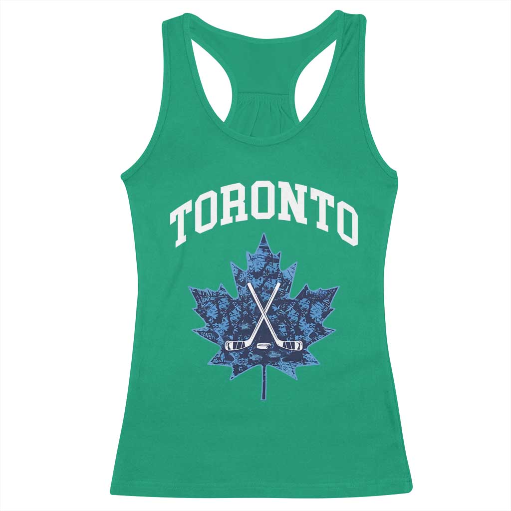 Vintage Canada Hockey Racerback Tank Top Maple Leafs TS10 Irish Green Print Your Wear