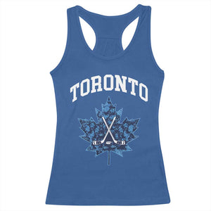 Vintage Canada Hockey Racerback Tank Top Maple Leafs TS10 Royal Blue Print Your Wear