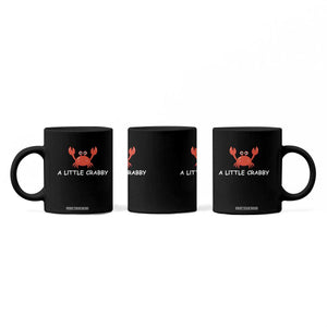 A Little Crabby Coffee Mug Minimalist Beach Meme Summer Aesthetic TS10 Print Your Wear