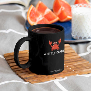 A Little Crabby Coffee Mug Minimalist Beach Meme Summer Aesthetic TS10 Print Your Wear