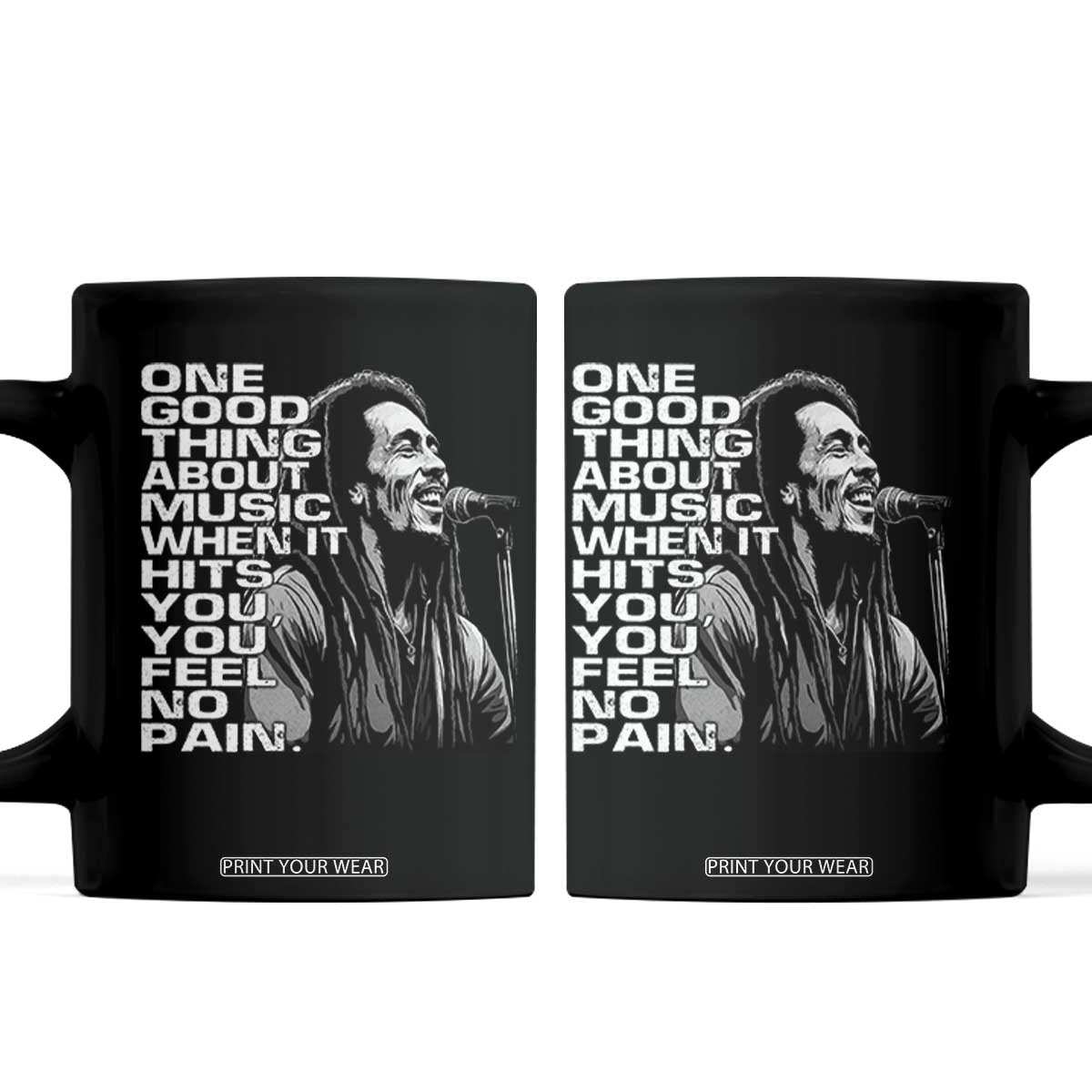 Vintage Marley Coffee Mug Jamaica Jamaican Rasta Reggage Music TS10 Black Print Your Wear