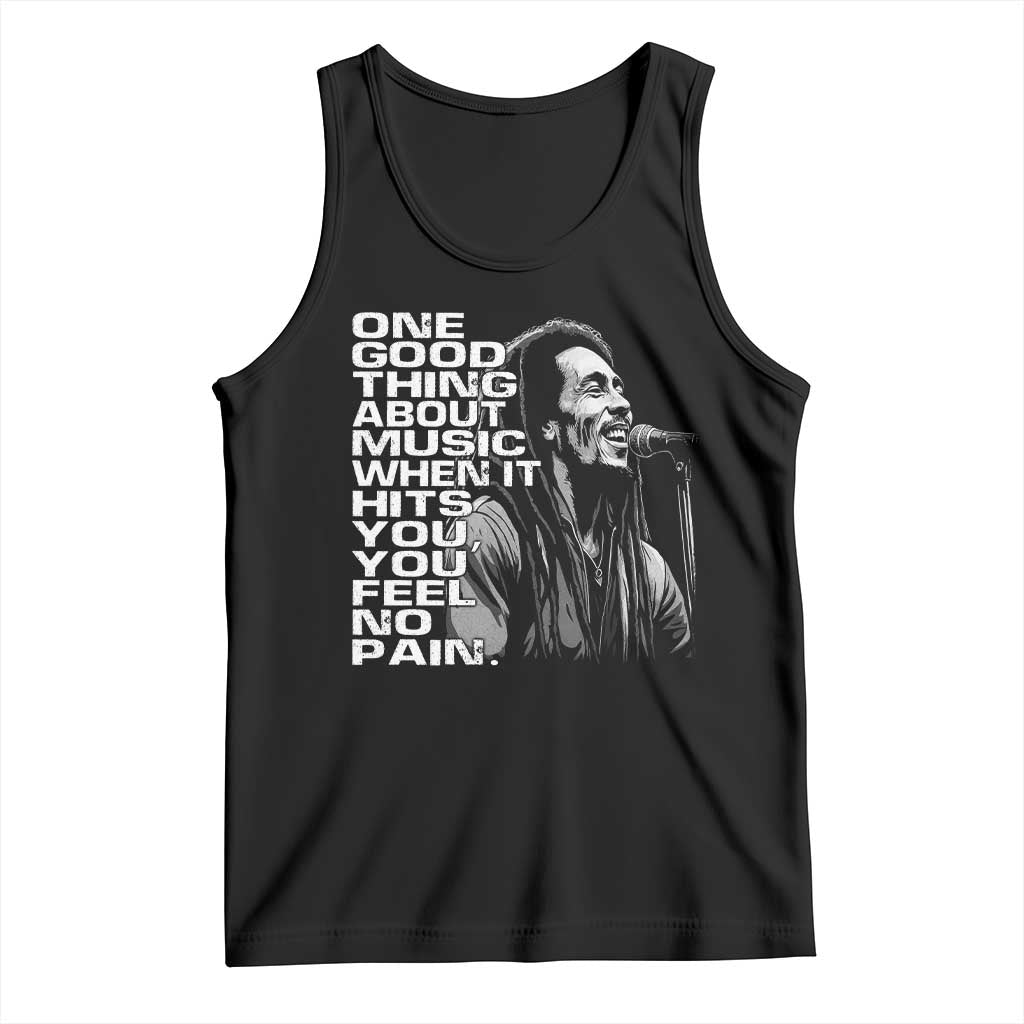 Vintage Marley Tank Top Jamaica Jamaican Rasta Reggage Music TS10 Black Print Your Wear