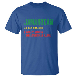 Funny Jamaican American T Shirt Retro Jamairican Roots TS10 Royal Blue Print Your Wear