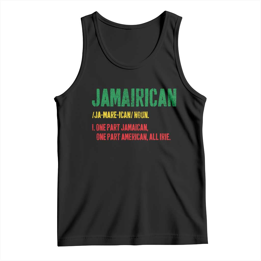Funny Jamaican American Tank Top Retro Jamairican Roots TS10 Black Print Your Wear