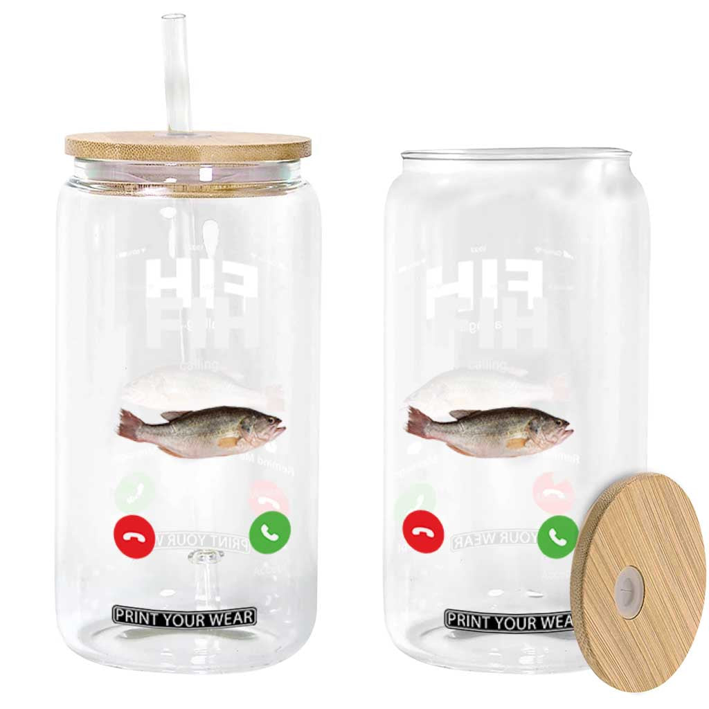 Fih Calling Remind me Message Decline Accept Glass Can Phone Call Fish TS10 Print Your Wear