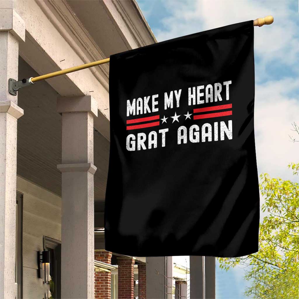 Funny Open Heart Surgery Recovery Garden Flag Make My Heart Great Again TS10 Print Your Wear