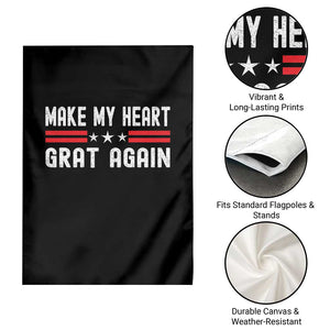 Funny Open Heart Surgery Recovery Garden Flag Make My Heart Great Again TS10 Print Your Wear