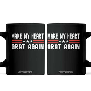 Funny Open Heart Surgery Recovery Coffee Mug Make My Heart Great Again TS10 Black Print Your Wear