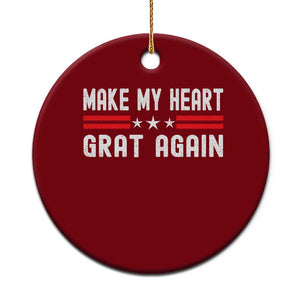 Funny Open Heart Surgery Recovery Ceramic Ornament Make My Heart Great Again TS10 1pc Red Print Your Wear