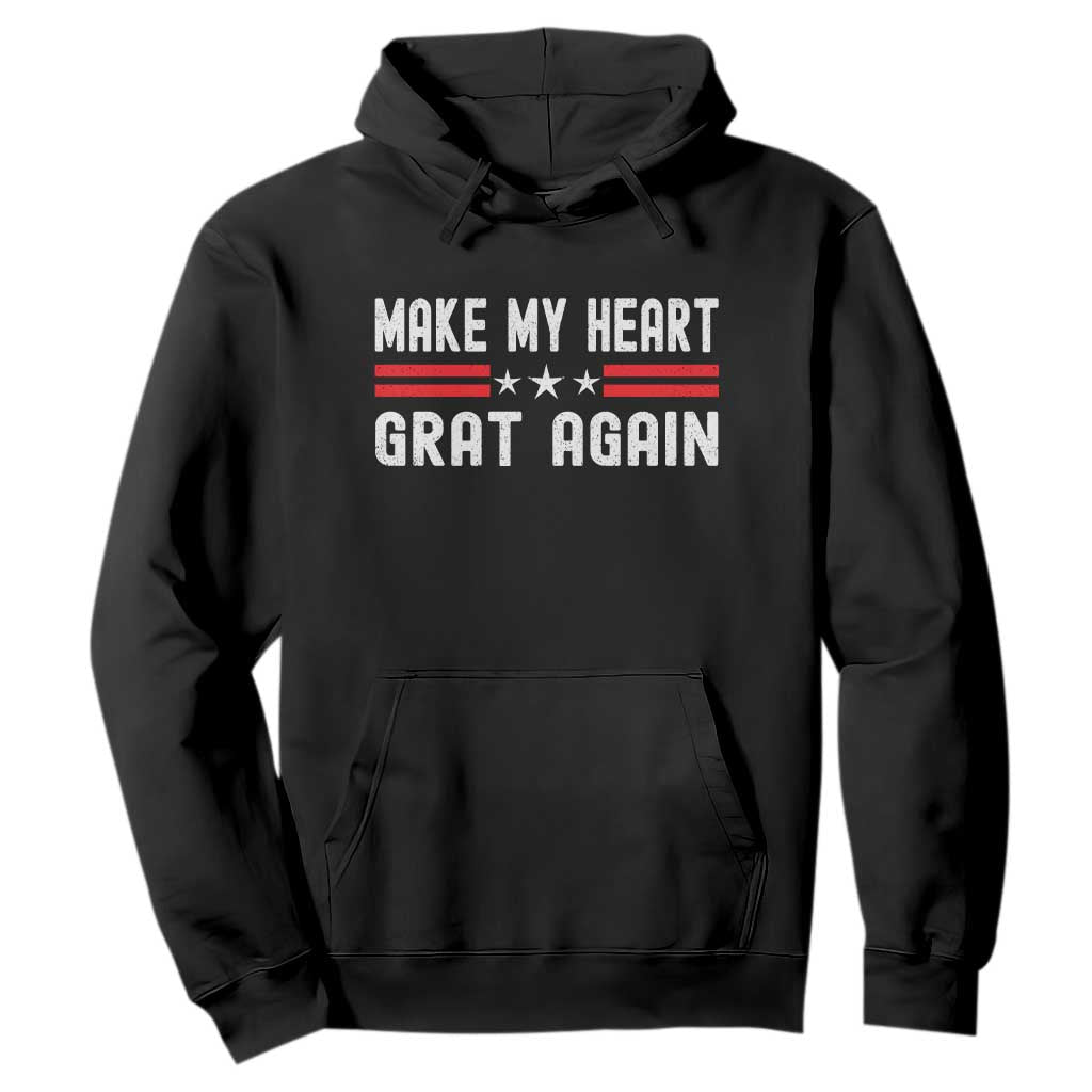 Funny Open Heart Surgery Recovery Hoodie Make My Heart Great Again TS10 Black Print Your Wear