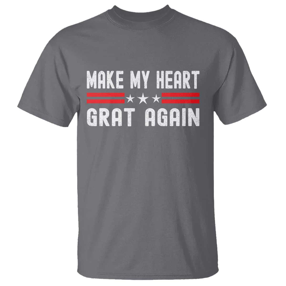 Funny Open Heart Surgery Recovery T Shirt Make My Heart Great Again TS10 Charcoal Print Your Wear