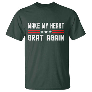 Funny Open Heart Surgery Recovery T Shirt Make My Heart Great Again TS10 Dark Forest Green Print Your Wear
