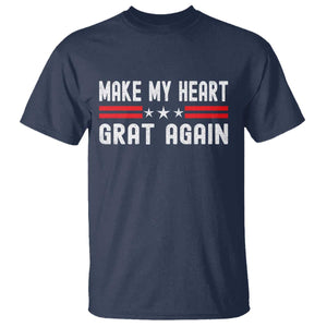 Funny Open Heart Surgery Recovery T Shirt Make My Heart Great Again TS10 Navy Print Your Wear