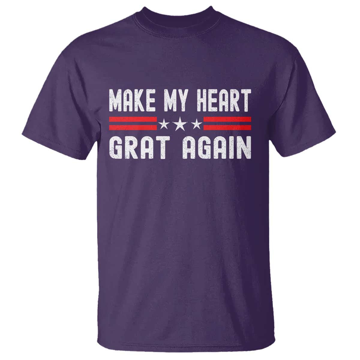 Funny Open Heart Surgery Recovery T Shirt Make My Heart Great Again TS10 Purple Print Your Wear