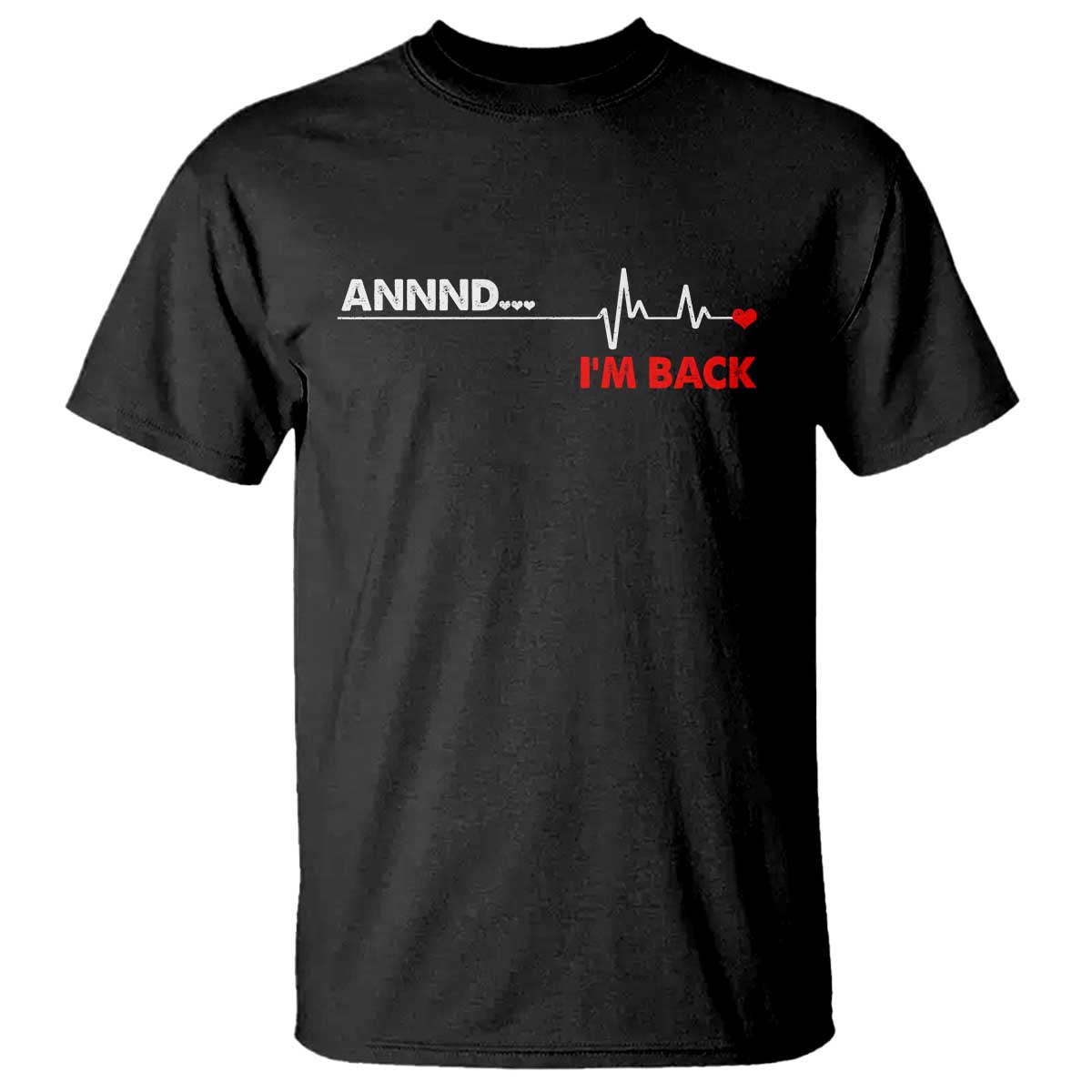 Cool Heart Surgery Survivor T Shirt - Coronary Bypass Artery Open Heart Surgery Heartbeat Tee TS10 Black Print Your Wear