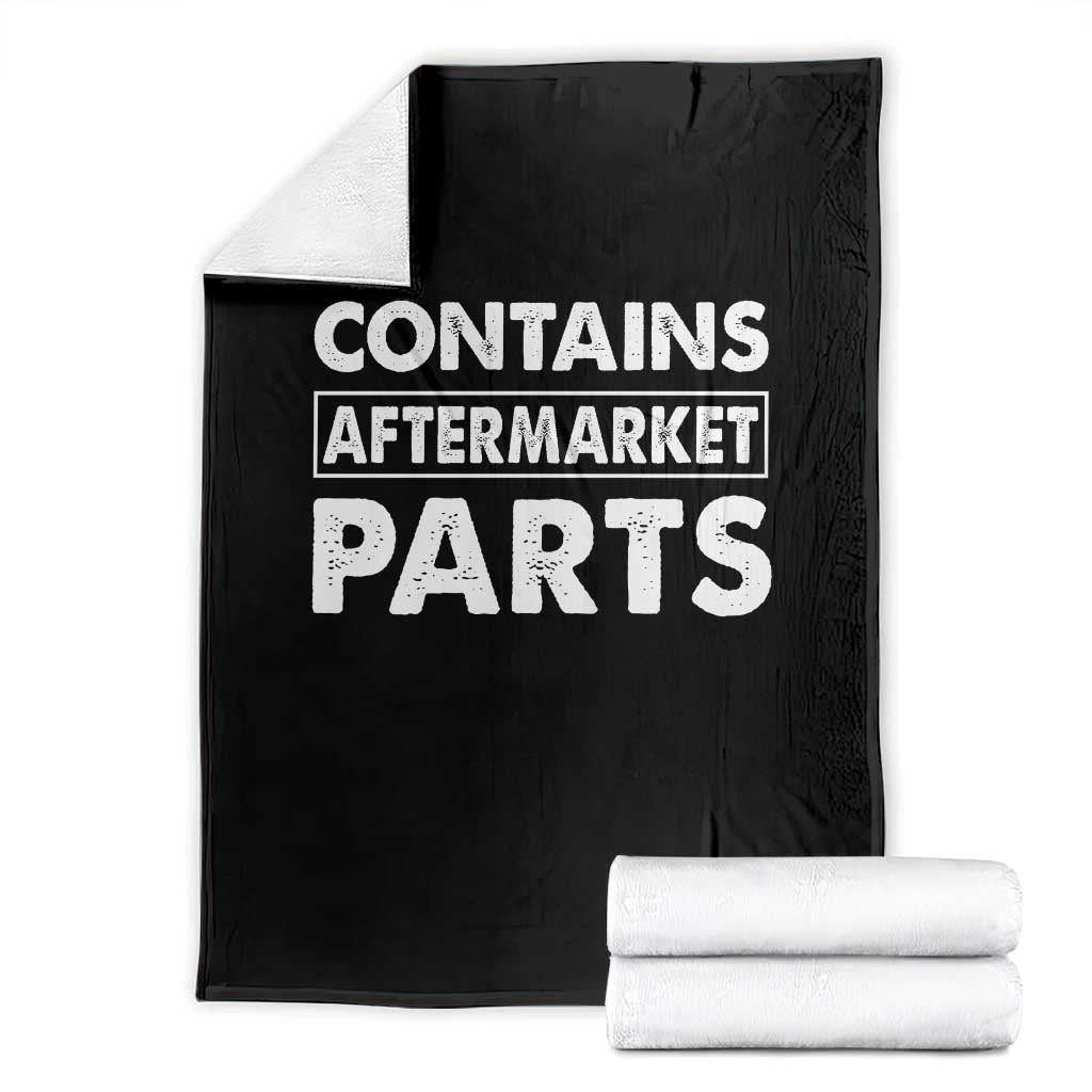 Bionic Aftermarket Parts Throw Blanket Knee And Hip Replacement Surgery Recovery Get Well Soon Gift TS10 Black Print Your Wear
